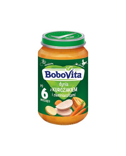 BOBOVITA Dynia z kurczakiem i ziemniaczkami po 6 m-cu - 190 g - cena, opinie